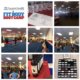 collage of event at a crossfit gym