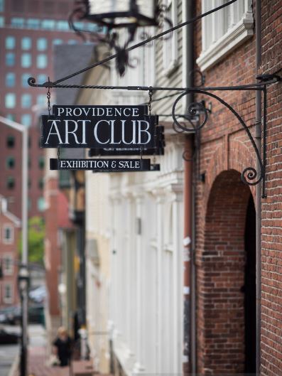 providence art club exterior sign