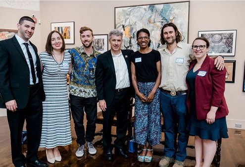 art culture and entrepreneurchip panel members with members of fountainhead rhode island