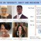 flyer for panel on diversity equity and inclusion