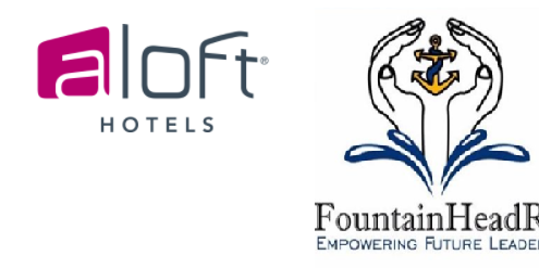 Combined logos of Aloft Hotels and FountainHead RI